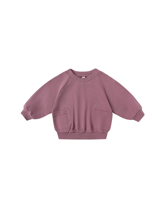 Pocket Sweatshirt || Mulberry