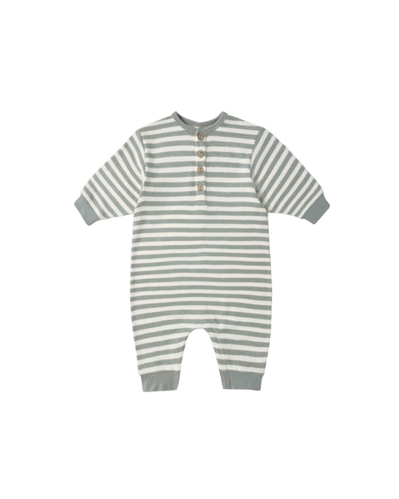 Relaxed Jumpsuit || Blue Stripe