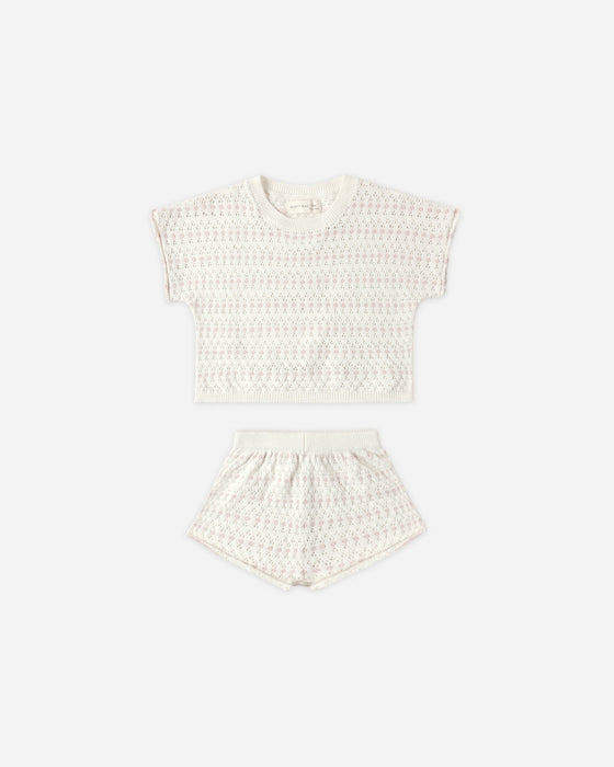 Relaxed Summer Knit Set Ivory