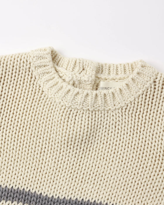 Rex Sweater Slate Stripe