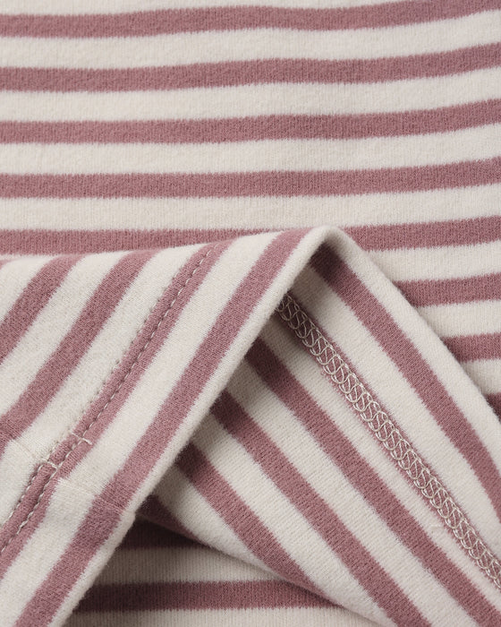 Ruffle Cozy Set Mulberry Stripe