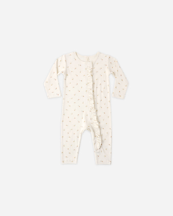 RUFFLE JUMPSUIT PETIT FLEUR - IVORY