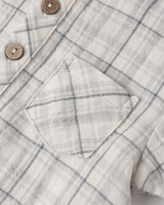 Jaxson Shirt Blue Plaid