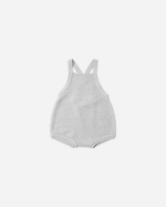 CALEB KNIT SHORTALL HEATHERED SKY