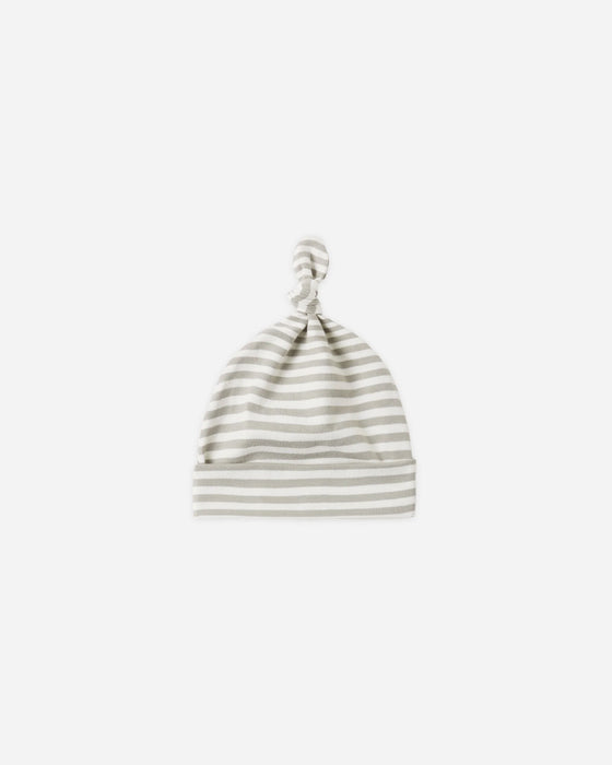 Knotted Baby Hat Laurel Stripe