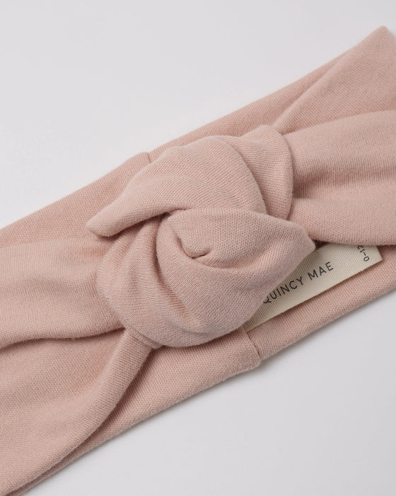 Knotted Headband Dusty Rose