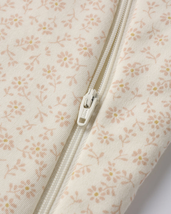 Jersey Sleep Bag Ditsy - Ivory