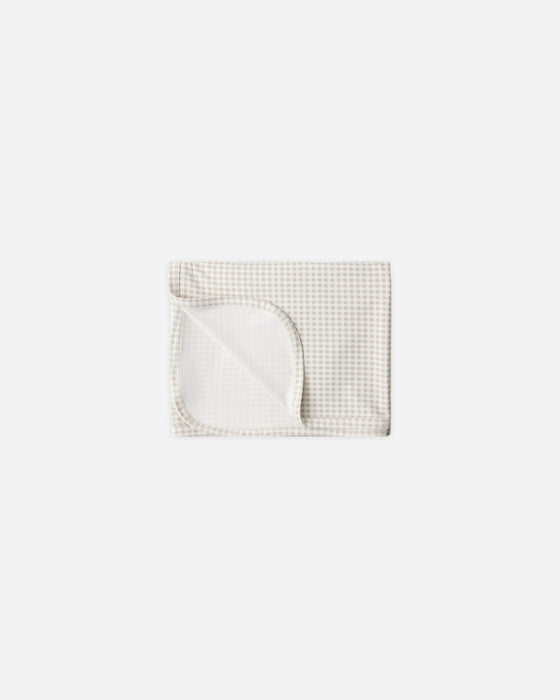 Bamboo Swaddle Oat Gingham