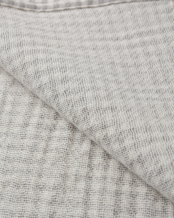 WOVEN SWADDLE SAGE GINGHAM