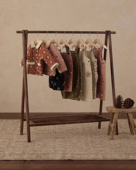 WIDE LEG OVERALL LEOPARD - NATURAL
