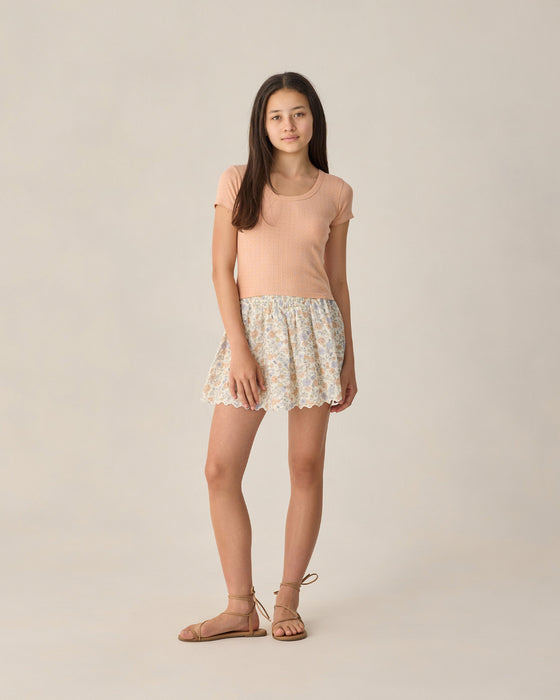 TEEN POINTELLE JERSEY MELON