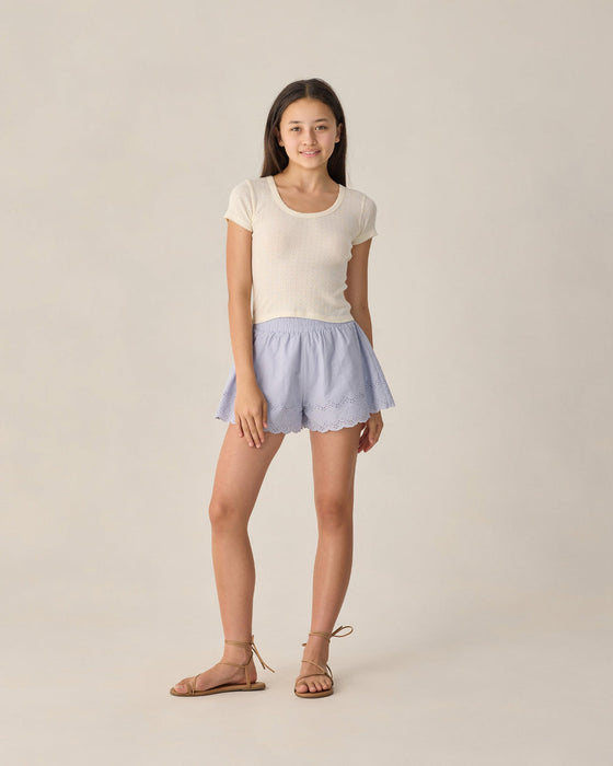 TEEN REMI SHORTS PERIWINKLE