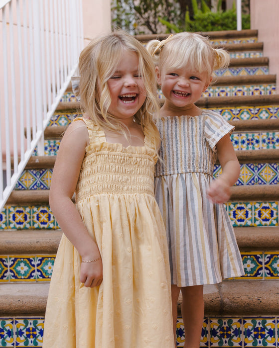 Lindsay Dress || Valencia Stripe