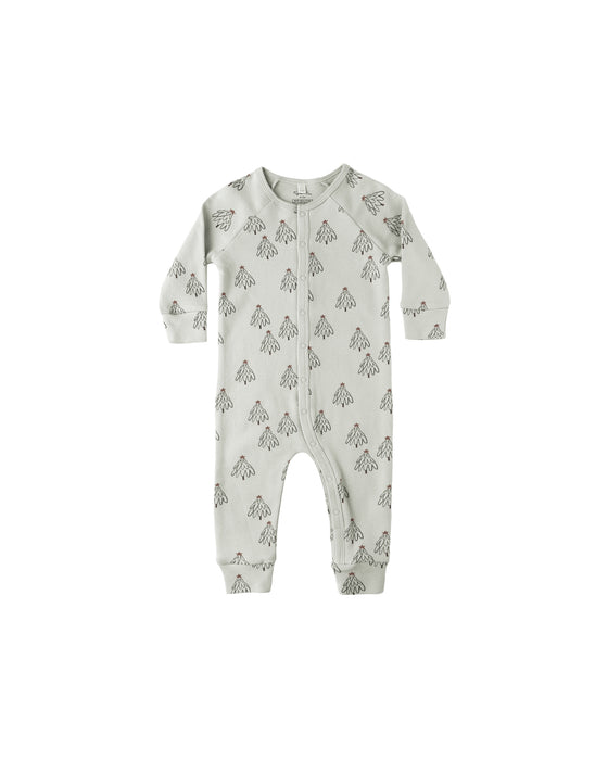 Organic Long John Pajamas || Trees