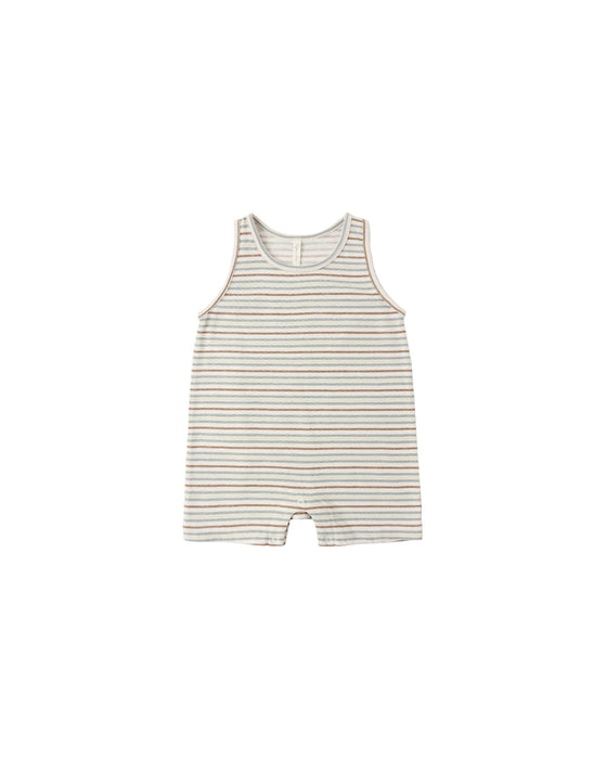 SLEEVELESS ONE-PIECE VINTAGE STRIPE - VINTAGE-STRIPE