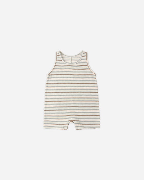 SLEEVELESS ONE-PIECE VINTAGE STRIPE - VINTAGE-STRIPE