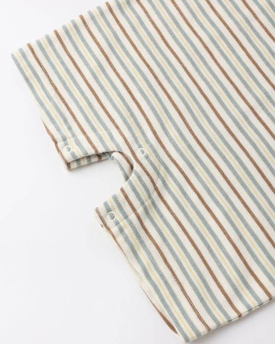 SLEEVELESS ONE-PIECE VINTAGE STRIPE - VINTAGE-STRIPE