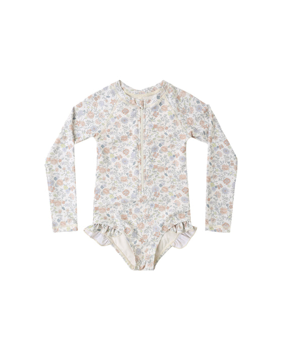 RASHGUARD ONE-PIECE BLOOM - IVORY