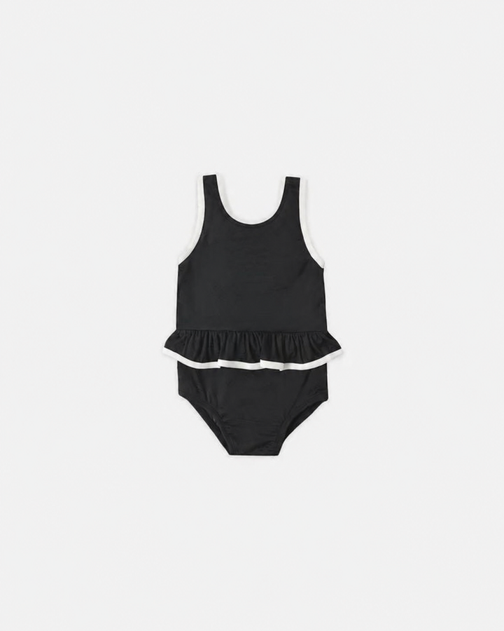 Skirted One-Piece || Black