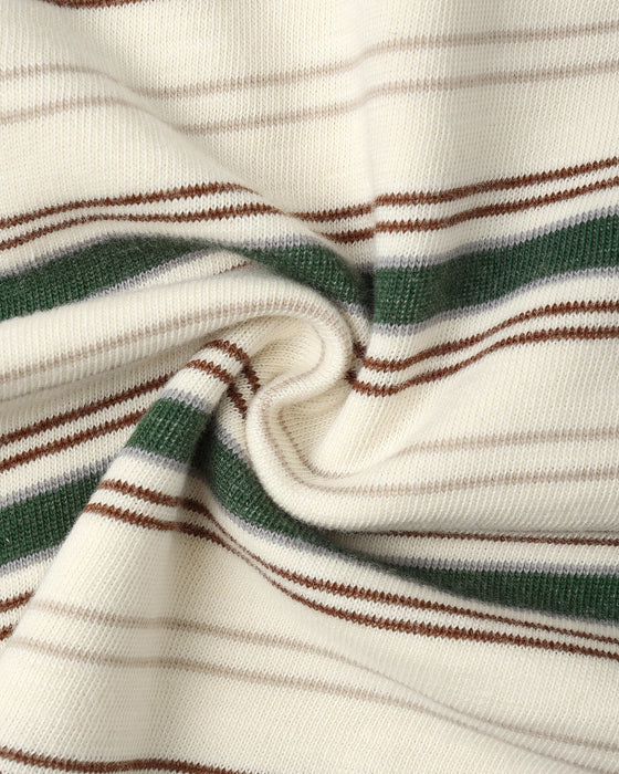 RELAXED LONG SLEEVE TEE || RETRO STRIPE