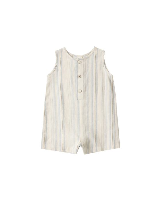 MAVRICK ROMPER SEA STRIPE - NATURAL