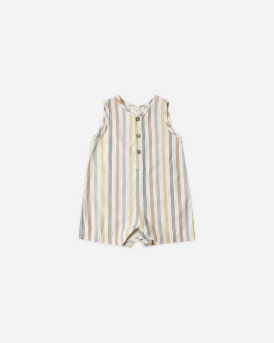 Mavrick Romper || Valencia Stripe