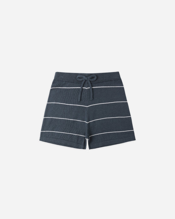 Chandler Knit Short Navy Stripe