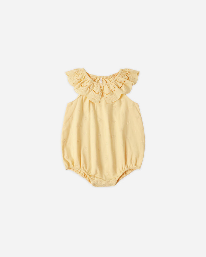 Myla Romper || Lemon