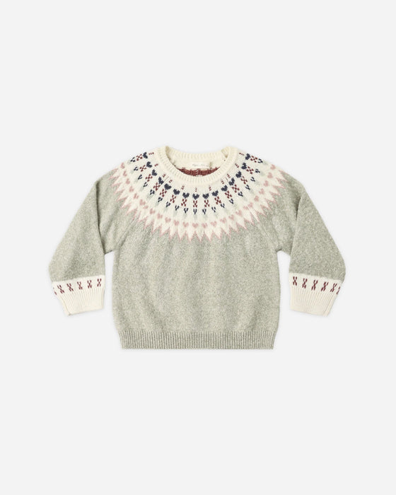 Fair Isle Sweater Sage