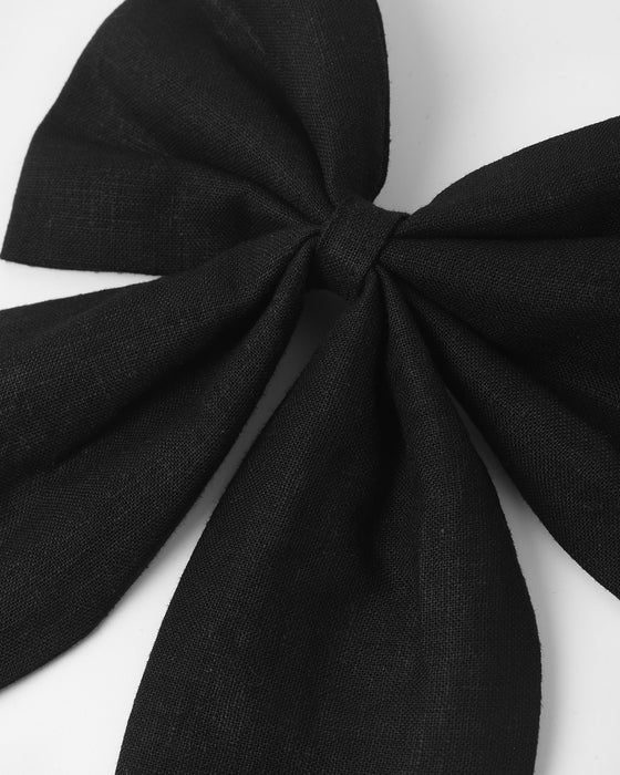 Oversized Bow || Black