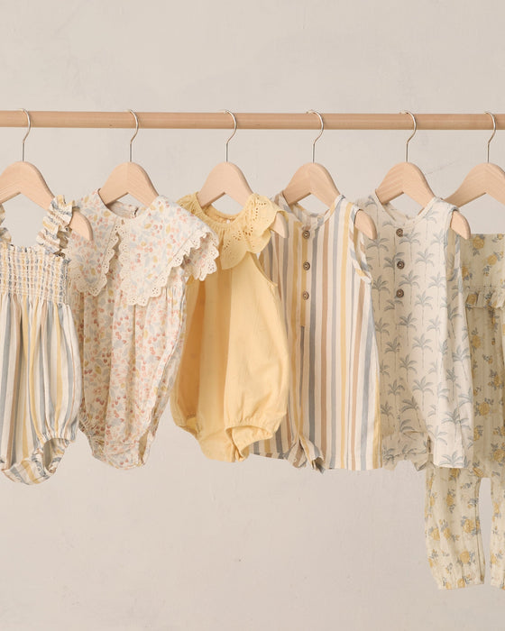 Mavrick Romper || Valencia Stripe