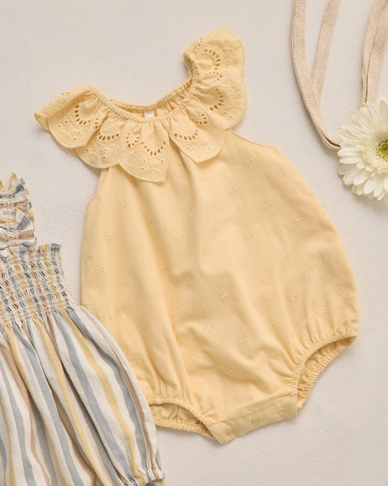 Myla Romper || Lemon
