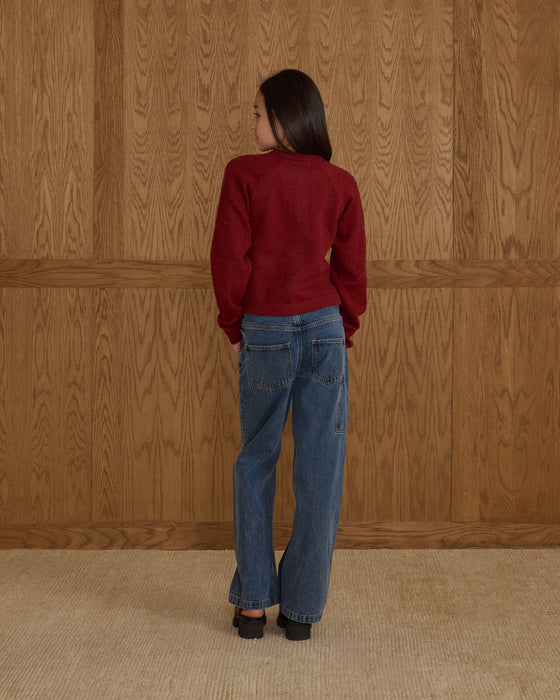 Teen Fuzzy Cardigan || Ruby