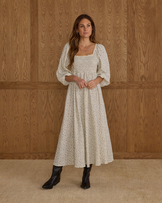 DELLA DRESS | BLUE VINES