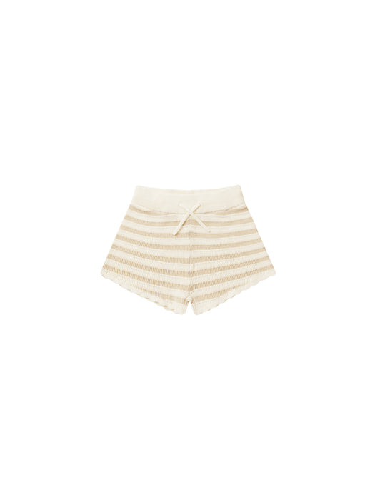 Knit Shorts - Sand Stripes