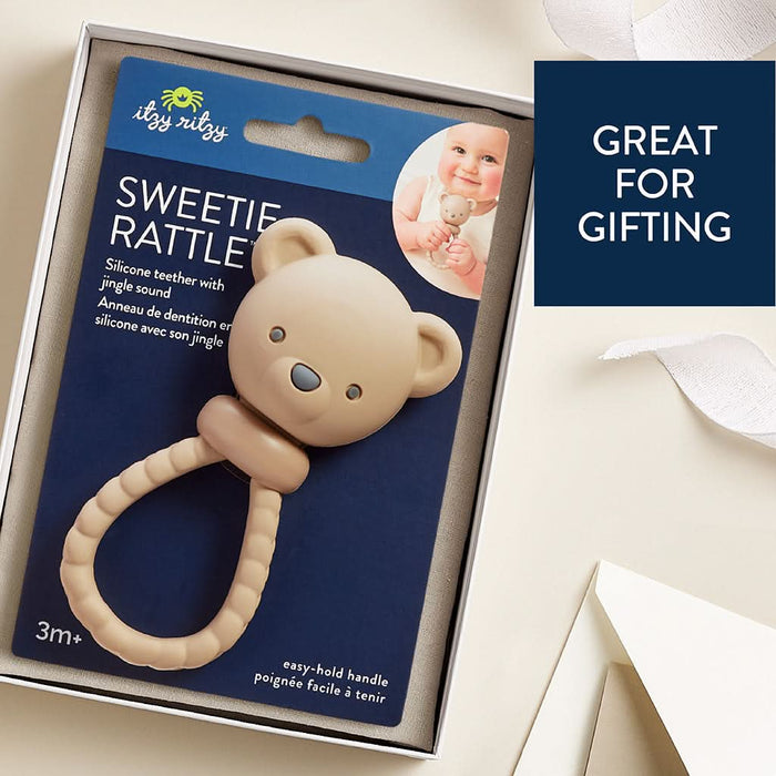 Shake & Smile™ Silicone Rattle Teether
