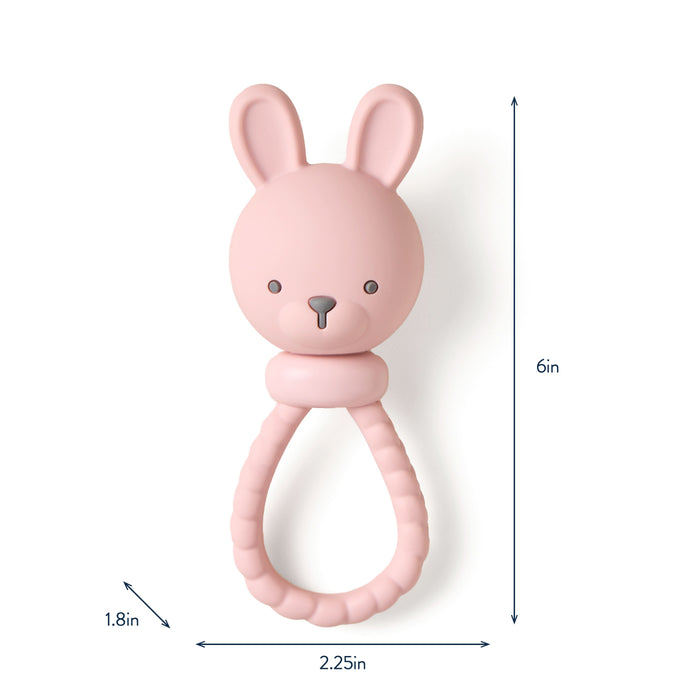 Shake & Smile™ Silicone Rattle Teether - default