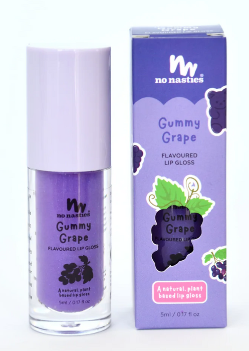Natural Kids Lip Gloss Wands: Gummy Grape