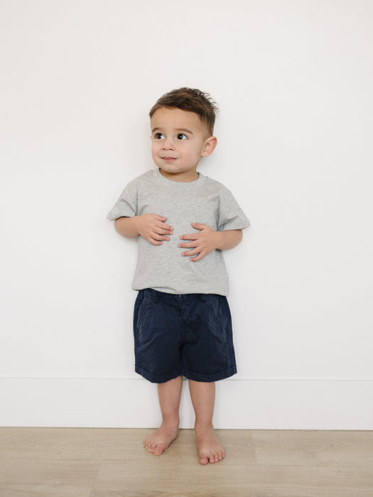 Navy Chino Shorts