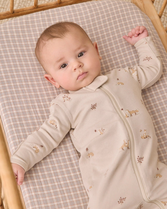 Zip Long Sleeve Sleeper Footie Fox Land