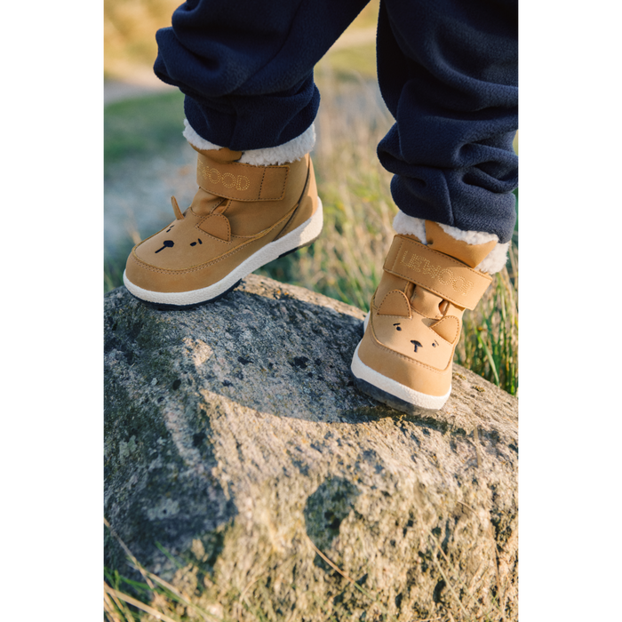 BARLEY Bear Winter Boot - Golden caramel