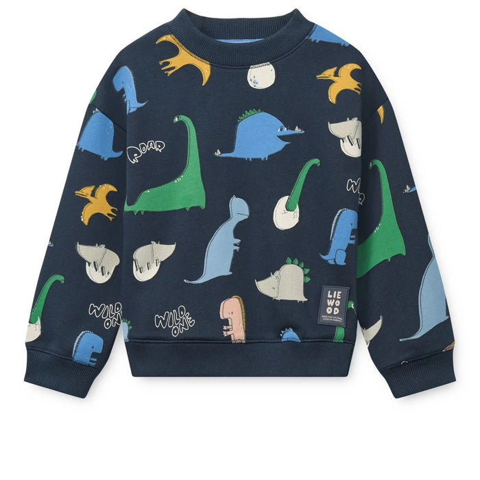 Ridley Printed Sweatshirt - Dino roar / Classic navy