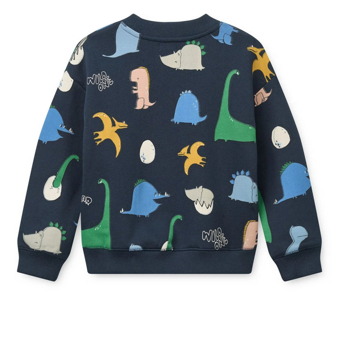 Ridley Printed Sweatshirt - Dino roar / Classic navy