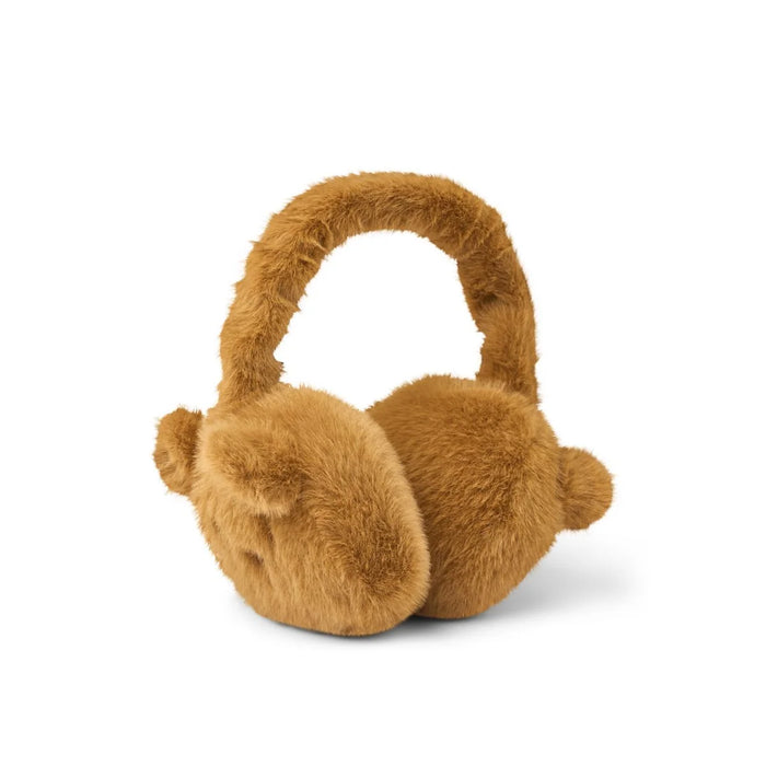 TIMOTHY Plush Ear Warmers - Golden caramel
