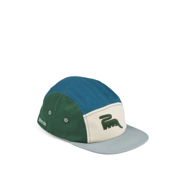 Rory Printed Cap|| Blue Fog