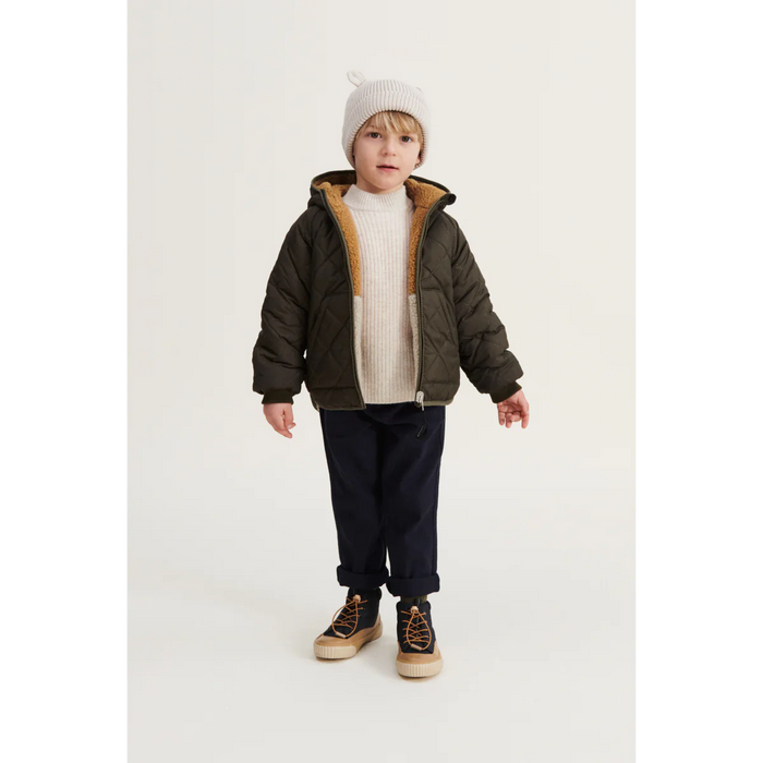 Jackson Reversible Jacket - Army Brown Mix