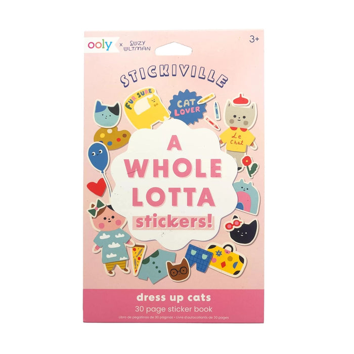 Stickiville Stickers X Suzy: A Whole Lotta Sticker Book -Dress Up Cats