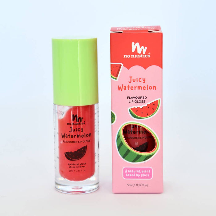 Natural Kids Lip Gloss Wands: Strawberry Cupcake - Pink