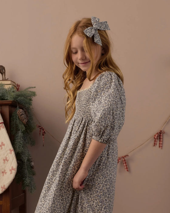 Della Dress Slate Floral