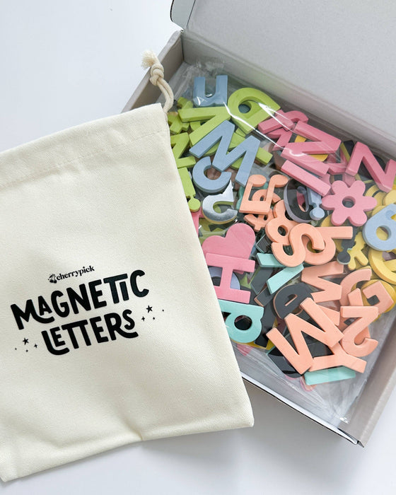 Soft Foam Magnetic Letters & Symbols 150pc Set: Pastel Rainbow